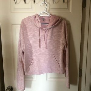 Cropped Pink Hoodie
